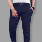 Men Regular Track Pants with Zippered Pockets